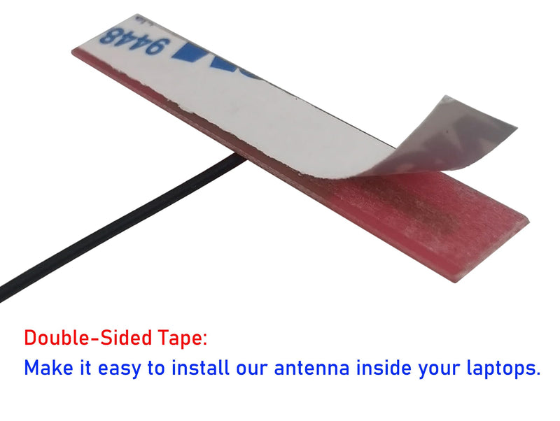 WiFi 6E Antenna IPX MHF4 Tri-Band 6GHz 5GHz 2.4GHz Internal Laptop Wi-Fi Antennas for AX200 AX210 1675X M.2 NGFF Card WiFi 6E IPX4/MHF4 Connector