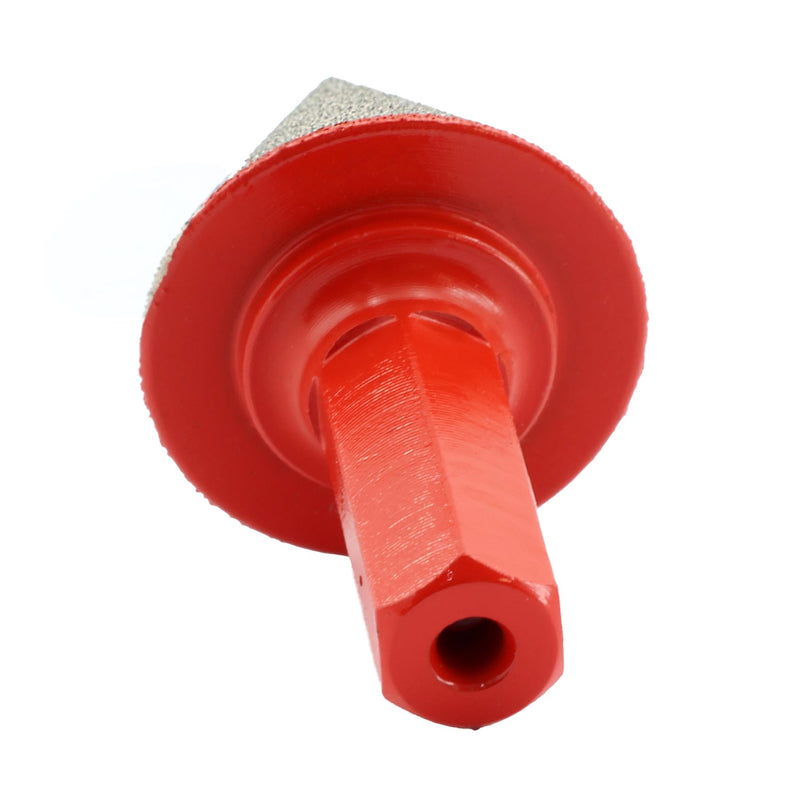 DT-DIATOOL Diamond Beveling Chamfer Bit 1-7/8 Inch with Hex Shank for Tile Porcelain Ceramic Granite Marble Existing Holes Enlarging Polishing Shaping Trimming Repairing 1-7/8 Inch, Hex Shank