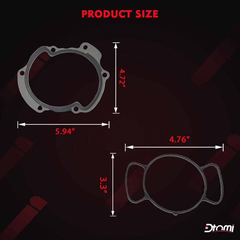 Timing Cover Gasket Set Compatible with Cadillac Buick Chevy GMC Vehicle Equinox 3.0L 2010-2012, Acadia 3.6L 2007-2016, SRX STS, 24V Replaces# TCS46108, JV5178, 448924, 67828