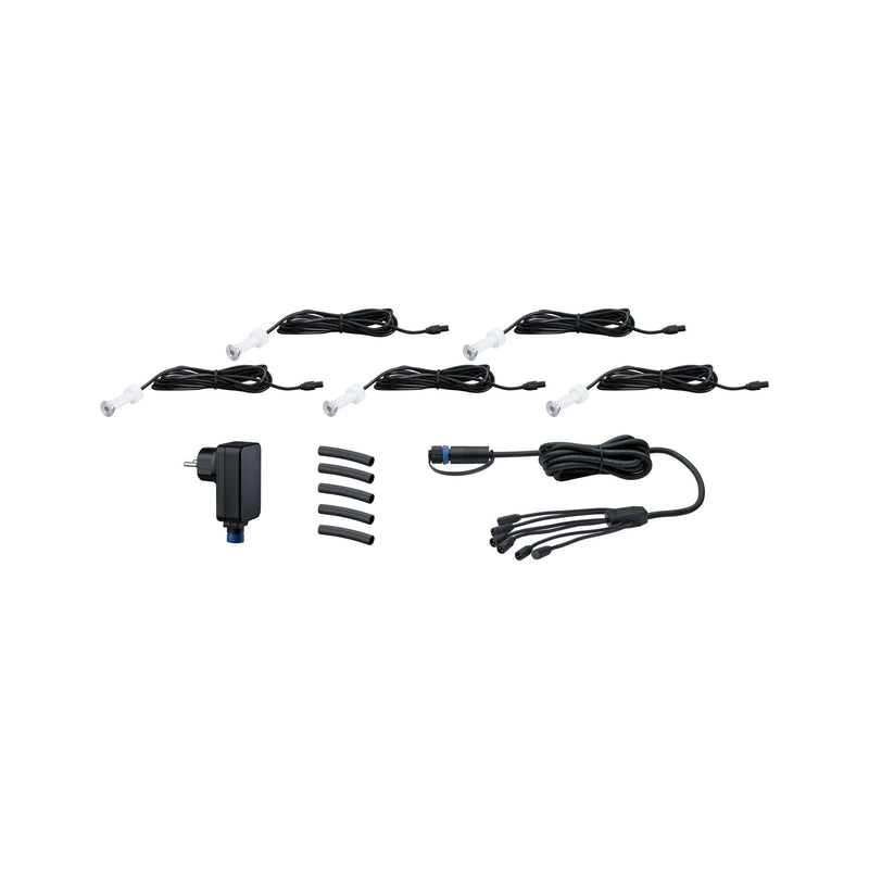 Paulmann 936.95 Outdoor Plug & Shine EBL Set MicroPen II IP67 3000K incl. Driver 93695 Recessed Light Outdoor Recessed Light