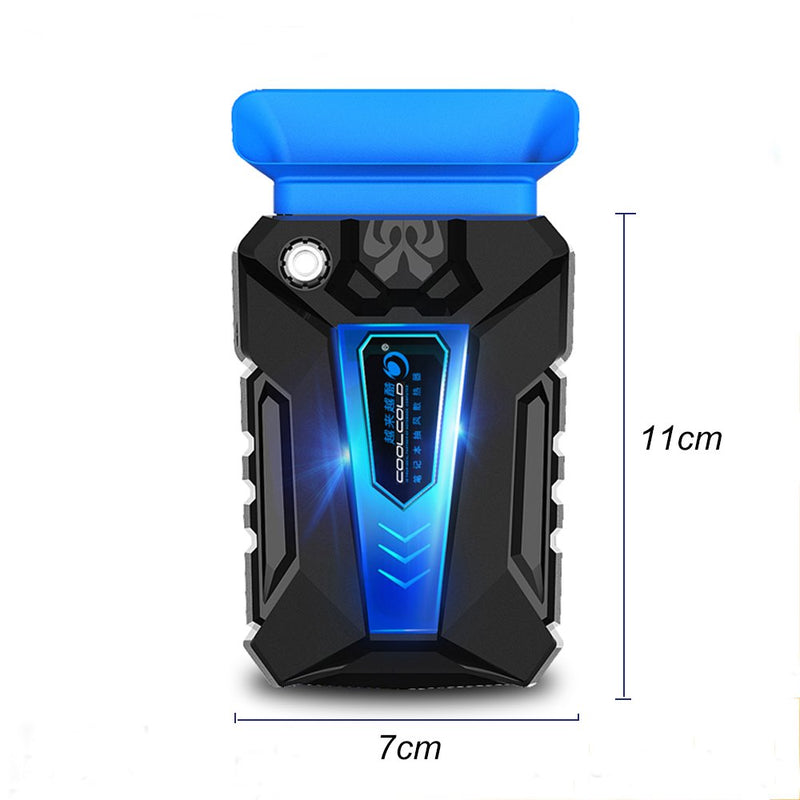 Laptop Cooler ERYUE Cool Cold Portable Low Noise Silent USB Air Extracting Laptop Notebook Cooler Cooling Fan Radiator with Vacuum Fan Four Sleeves for Gaming Daily Use