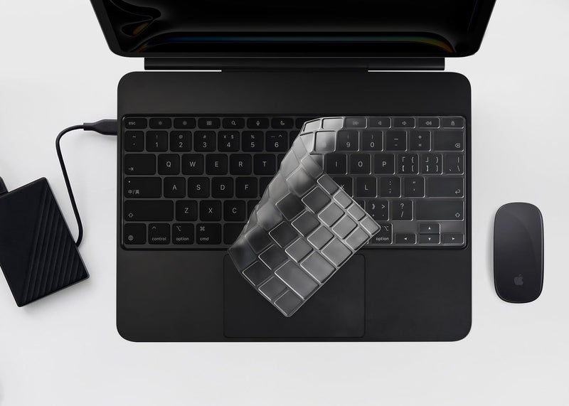 CaseBuy Premium Ultra Thin Keyboard Cover for Apple 13 inch iPad Pro M4(2024) with Magic Keyboard, 13" iPad Pro Protector Skin Accessories, US Keyboard Layout iPad Pro 13" M4(2024)