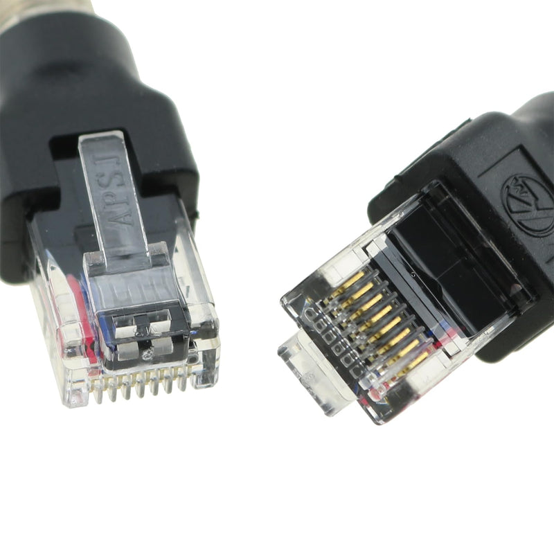 2PCS Coaxial Connector RF to RJ45 Converter Adapter F Female to RJ45 Male Coaxial Barrel Coupler Suitable for Surveillance and Video Cable and Cable TV Cable