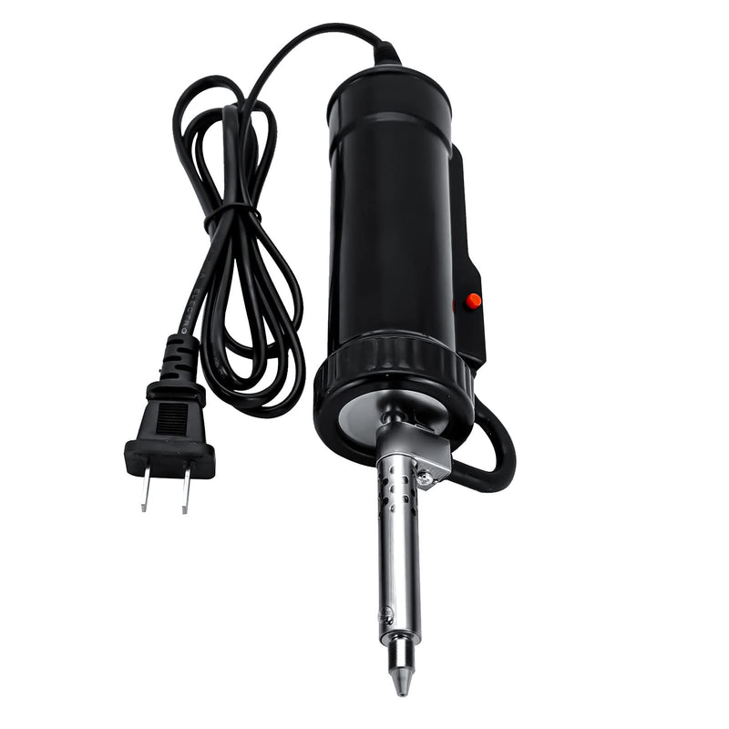 HighTop Automatic Desoldering Pump Vacuum Solder Sucker Tool Portable AC110V 30W Electric Desoldering Gun Repair Solder Removal Tool Solder Sucker Iron Tin for DIY with 3 Soldering Suction Tips