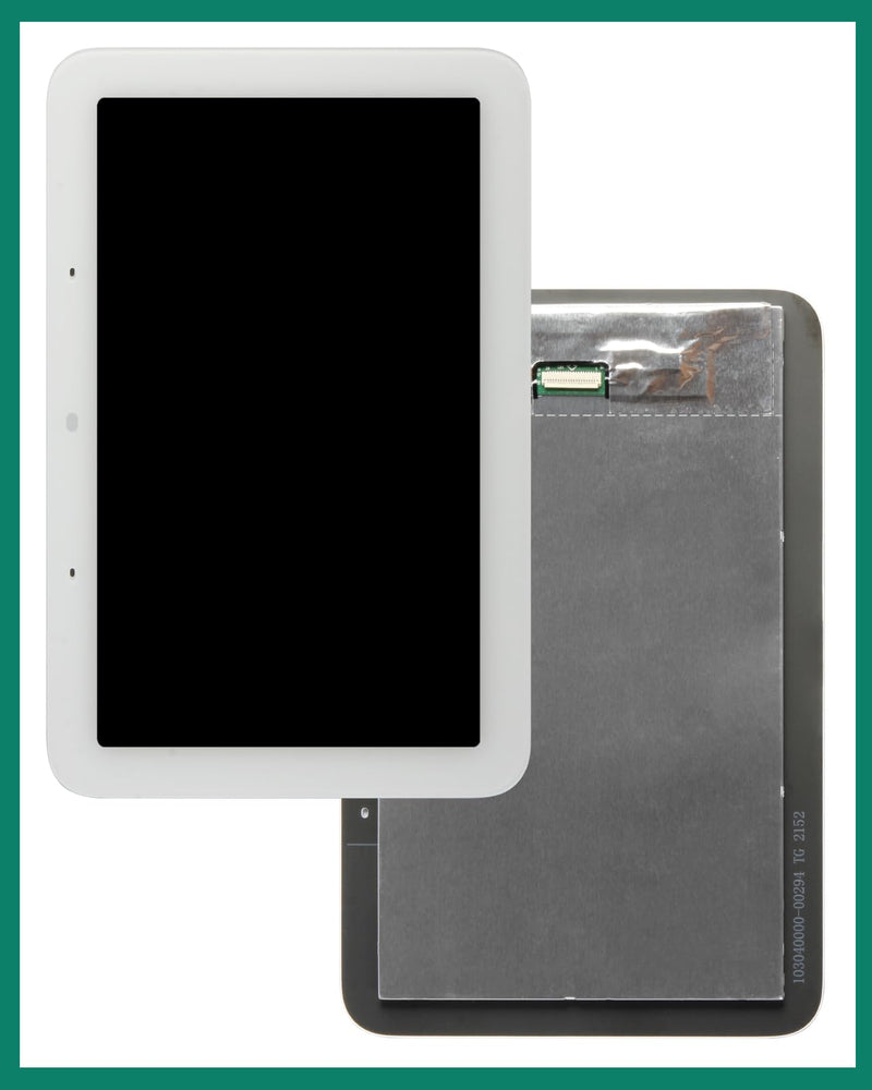 for Google Home Nest Hub LCD Screen Replacement for Google Nest Hub Display Touch Screen Digitizer Assembly Replacement for Google Home Nest Hub/Nest Hub Screen Repair White 7" (for 2nd Generation)