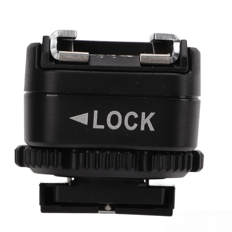 Hot Shoe Adapter, with Extra PC Sync Connection Port, Hotshoe Adapter, for A73 A9 Series Camera to for Flash