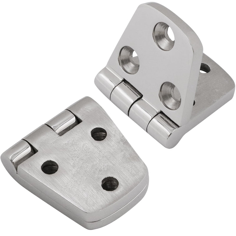316 Stainless Steel Hinges Marine Grade 3" x 1.5" Heavy Duty Boat Hatch Hinge (76 mm X 38 mm) 4 Pack Casting Cabinet Door Hinge with Screws 4pack