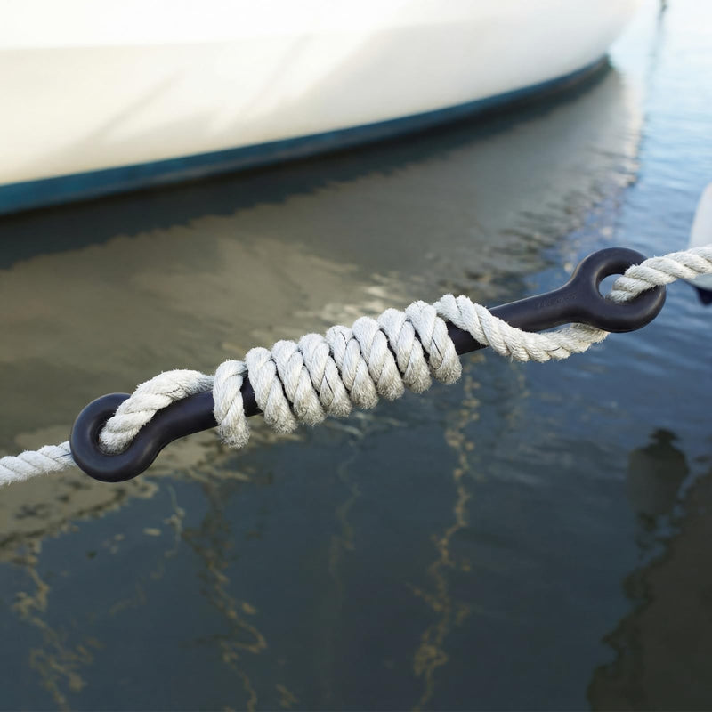 4 Pack 19.5'' Boat Snubber Dock Line Absorber Shock Marine Boat Mooring Line Rubber Snubbers Heavy Duty Flexible Marine Bungee for 7/16"-5/8" (12-16mm) Reducing Impact Noise Secure Mooring 4