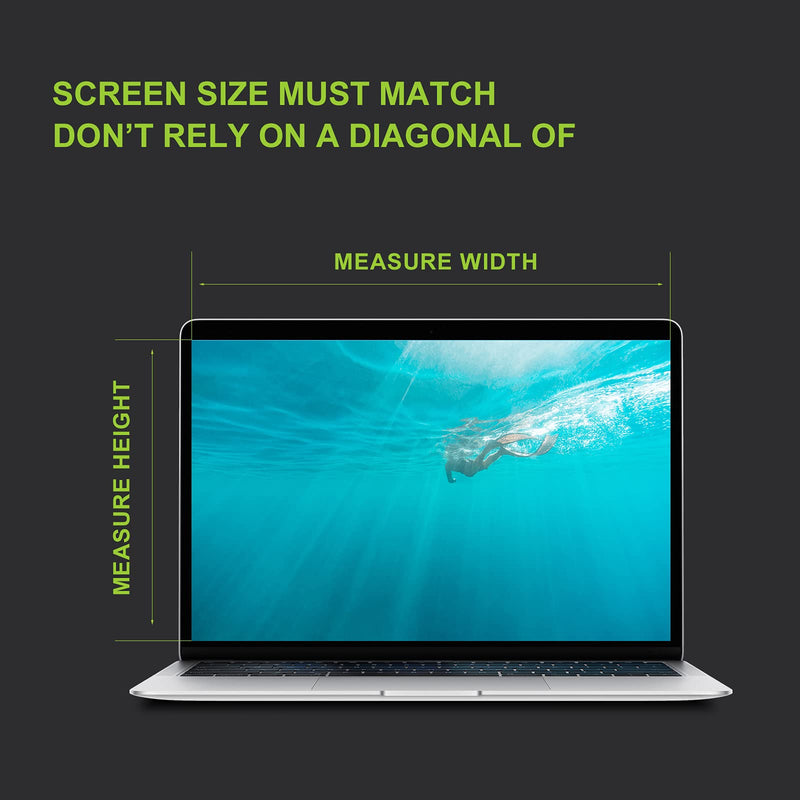 10.1 Inch Laptop Privacy Screen for 16:9 Aspect Ratio - Anti-Glare, Blue Light Filtering, Eye Protection, Removable Anti-Scratch Privacy Shield Screen 10.1in 10.1'' Widescreen (16:9)