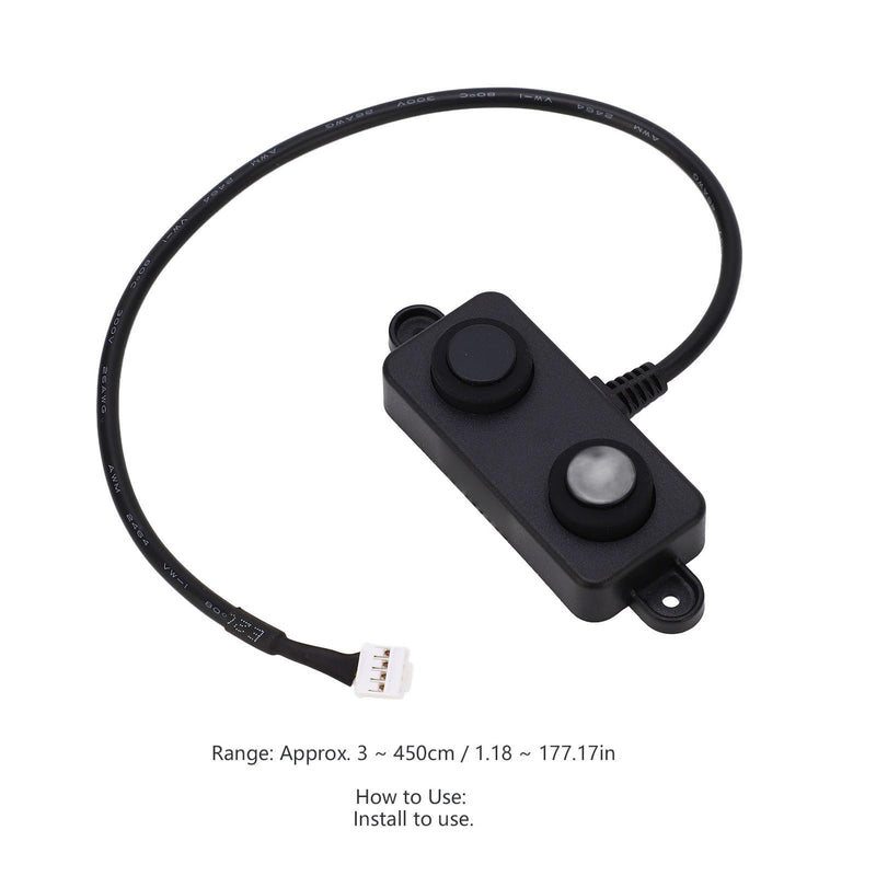 Ultrasonic Distance Sensor 3 to 450cm Range Waterproof Ultrasonic Detector DC 3.3V to 5V Ultrasonic Distance Detector for Robot UART Controlled