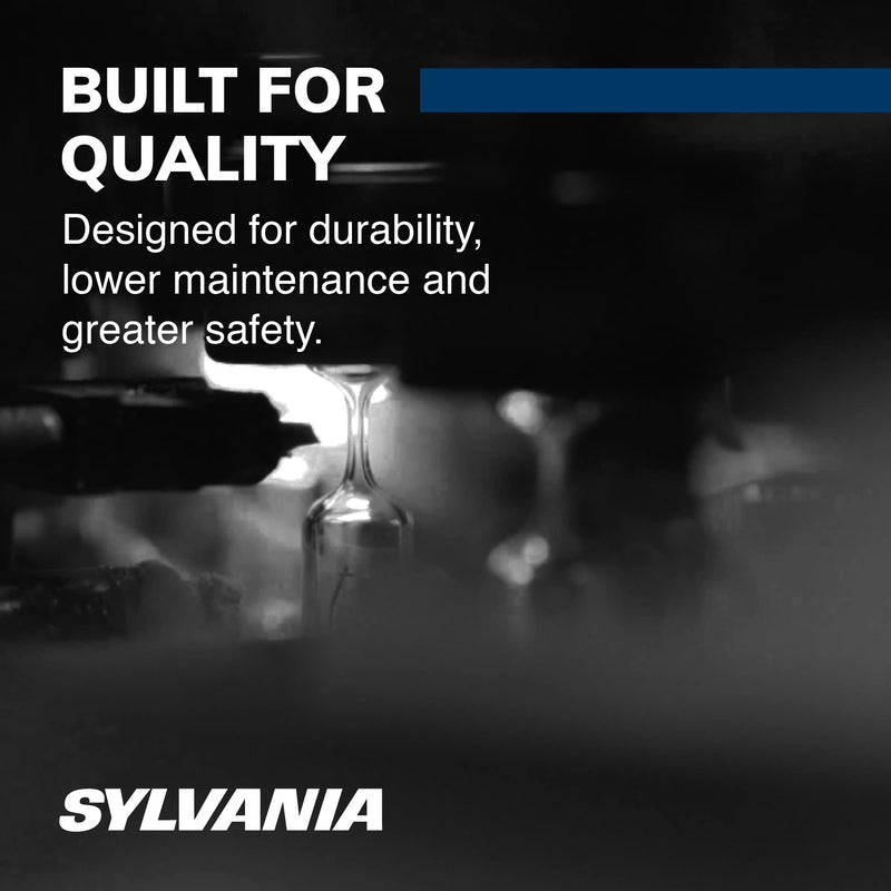 SYLVANIA - 3057 SilverStar Mini Bulb - Brighter and Whiter Light, Ideal for Daytime Running Lights (DRL) and Back-Up/Reverse Lights (Contains 2 Bulbs)