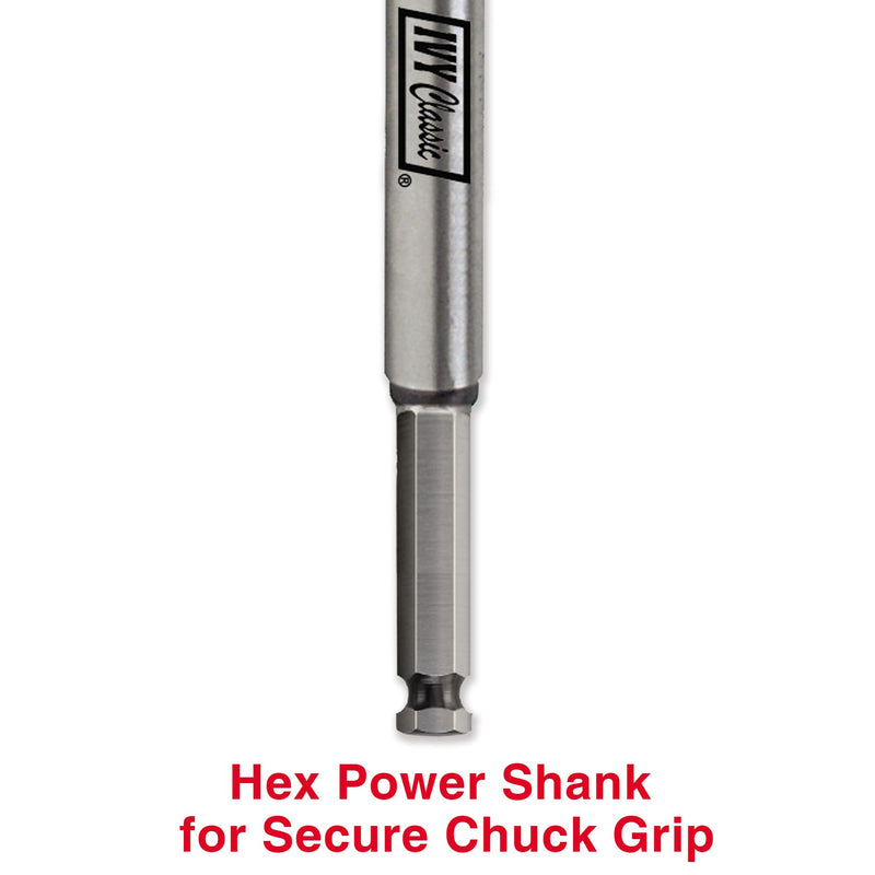 IVY Classic 46308 1/2 x 18-Inch Power Auger, High-Carbon Steel, 1/Tube 18" Length 1/2" Diameter