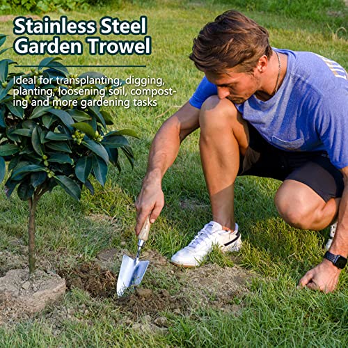 Garden Tool Set 3 Pieces Stainless Steel Heavy Duty Garden Sets Garden Tool Set (3 Pieces)