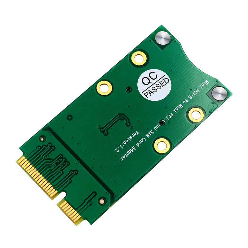HLT Mini PCI-E Adapter with SIM Card Slot for Module to Motherboard Mini PCI-E Interface