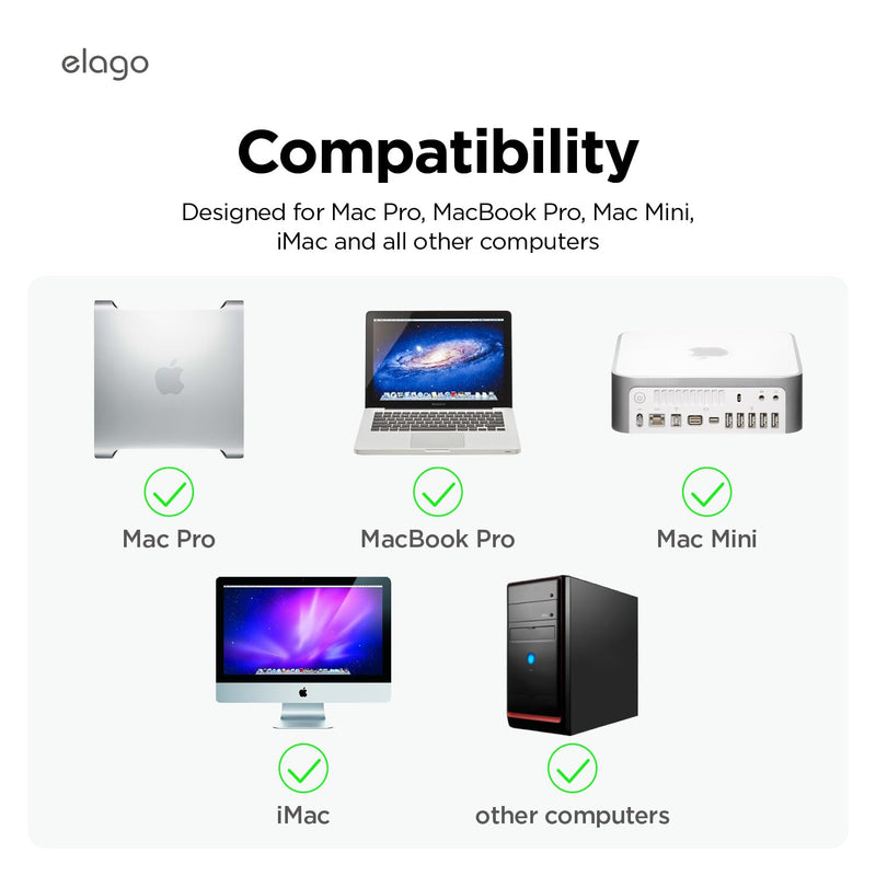 elago FireWire 400 to 800 Adapter (White) for Mac Pro, MacBook Pro, Mac Mini, iMac and All Other Computers White