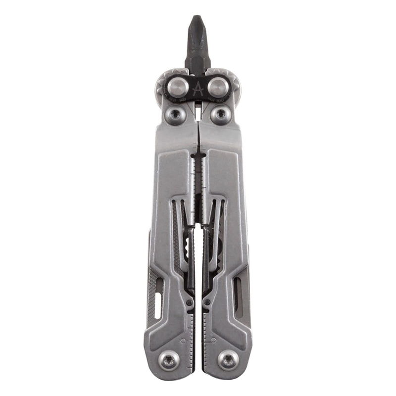 SOG PowerPint Mini Compact Stainless Steel Multi-Tool |18 Lightweight Specialty Tools & SOG Multitool Pliers Pocket Knife, Stone Wash One Size Power Pint
