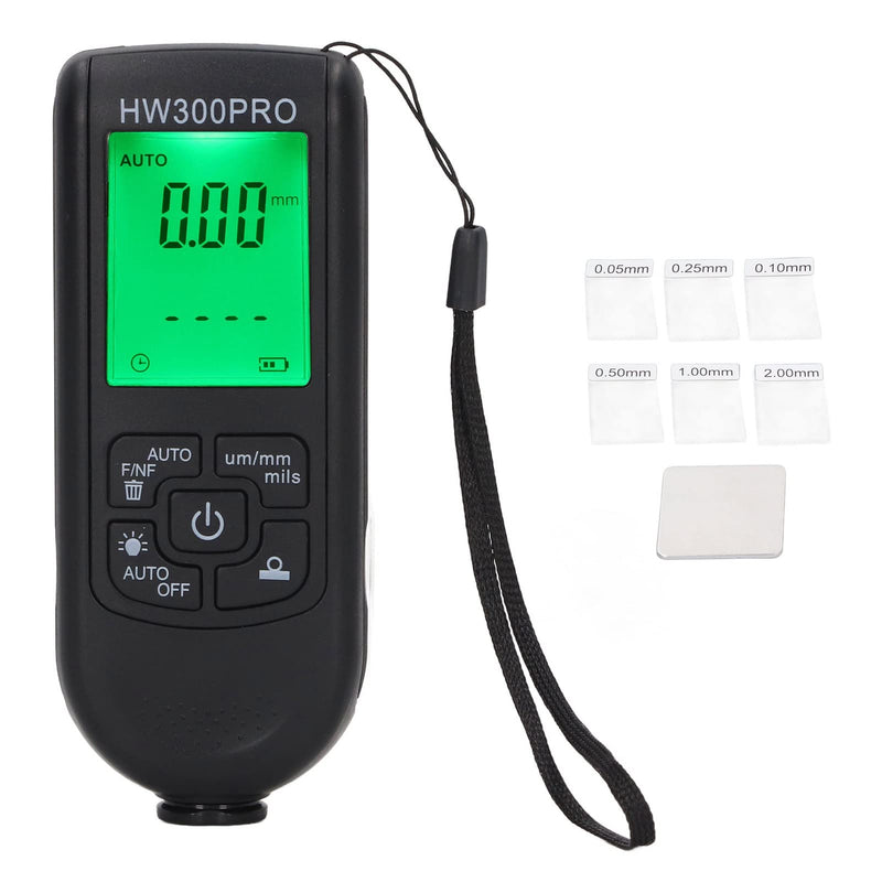 Digital Coating Thickness Gauge, Ultra High Precision Probe, Lackmil Thickness Gauge for Measuring Paint Thickness in the Automotive Industry black