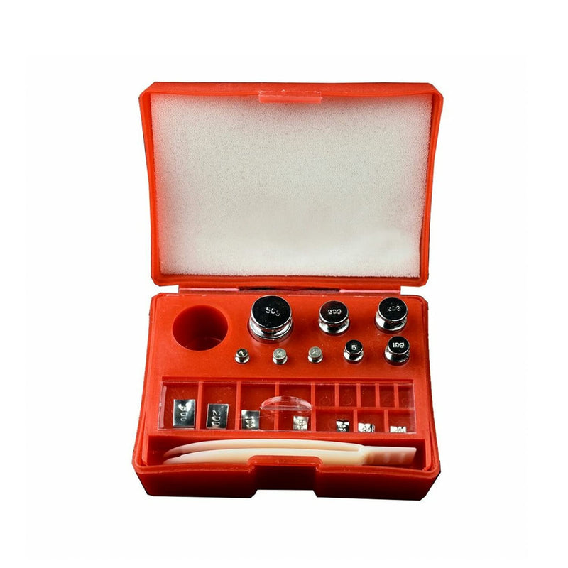 American Weigh Scales Class M2 14-Piece Small Calibration Weigh Kit Carbon Steel with Chrome FinishRed