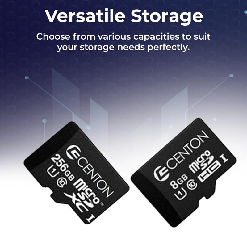 Centon Electronics Micro SD Card, UHS-I / A1 / V10 / U1 / Class 10 Flash Memory Card for Phones, Tablets, Cameras, and More, 32GB, 3 Pack Bulk