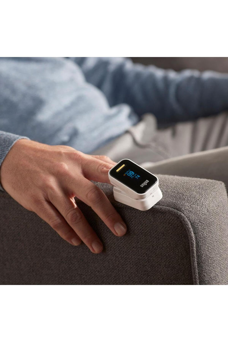 Braun Pulse Oximeter 1 | Precise Blood Oxygen Meter | Home Use | For Patients with COPD, Pneumonia, Sleep Apnea | Ideal for Athletes | YK-81CEU, Packaging Design May Vary