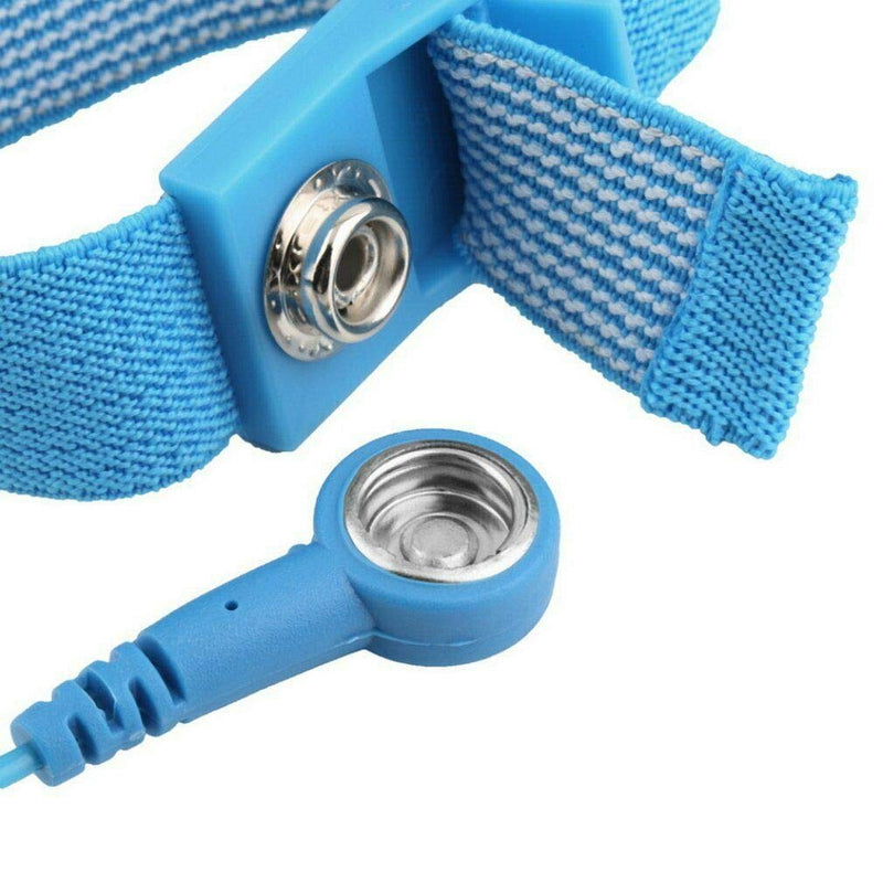 Hailege 5pcs Anti Static Wrist Strap ESD with Clip Discharge Grounding Prevent Static Shock