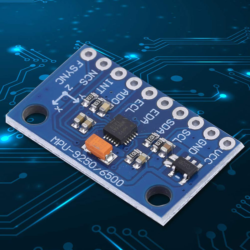 Gyroscope Module, MPU-9250 GY-9250 Module Gyroscope Module MPU-9250 9-Axis 16-Bit Gyroscope Acceleration Magnet Sensor 3~5V for Accurate Measurements