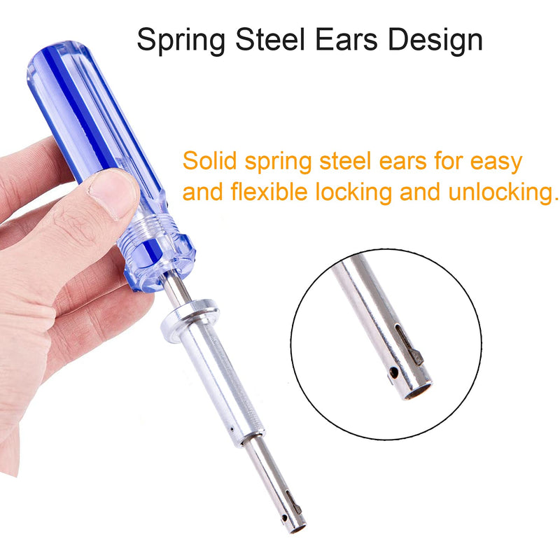 7 Inch Terminator TV Tool LTT-7 GTT-7 CATV Cable Locking Terminator Tool - Coax/Coaxial Cable terminator Tool Bump Key for TV Boxes Cable Blue