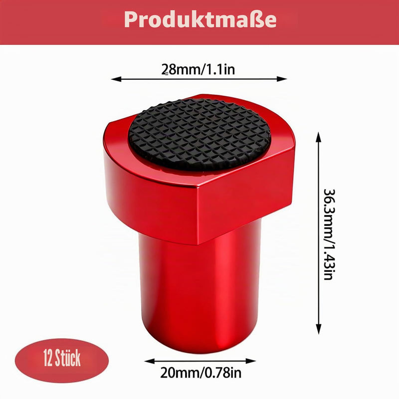 Bench Dogs for MFT Workbench, Aluminium Alloy Table Stopper, Non-Slip | 12 Pieces Professional Woodworking Accessories, Bench Dogs Set for 20mm Holes, DIY Workbench Clamp and Stopper 20mm