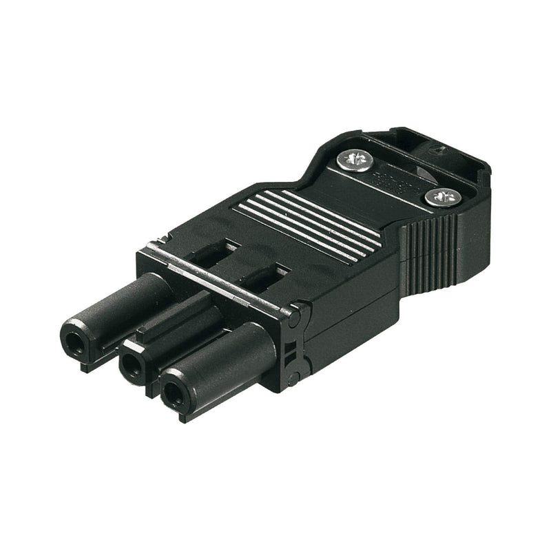 Wieland accessory / spare part, W socket 230 V, male, length 70 mm, width 28 mm, height 12 mm 800100 1 piece socket part with strain relief
