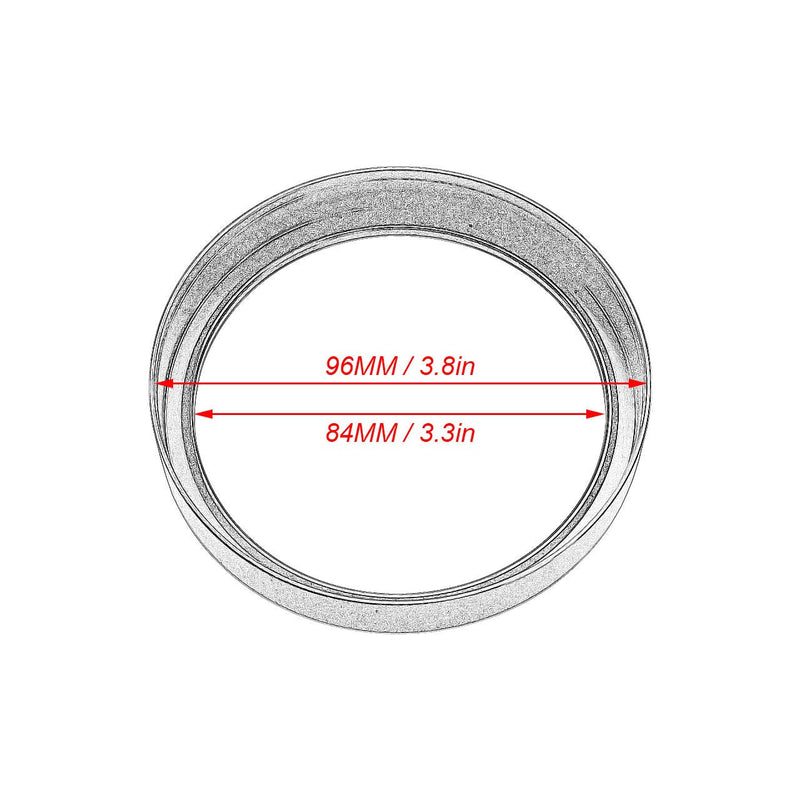 HDBUBALUS Black Speedometer Trim Ring Fit for Harley Sporster 883 1200 Dyna Street Bob Low Rider Models