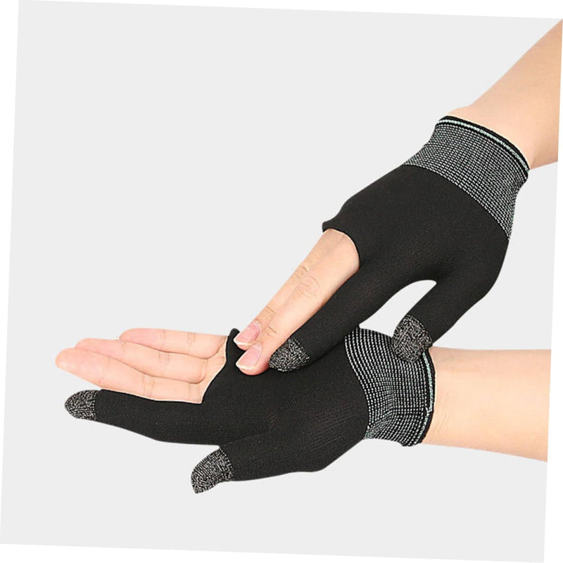 Toddmomy 2 Pairs Game Gloves Mobile Gaming Finger Sleeves Gaming Glove Gamer Gloves Touch Finger Gloves for Gaming Finger Gloves for Game Gaming Sleeve Thumb Sleeve Nylon Touch Screen
