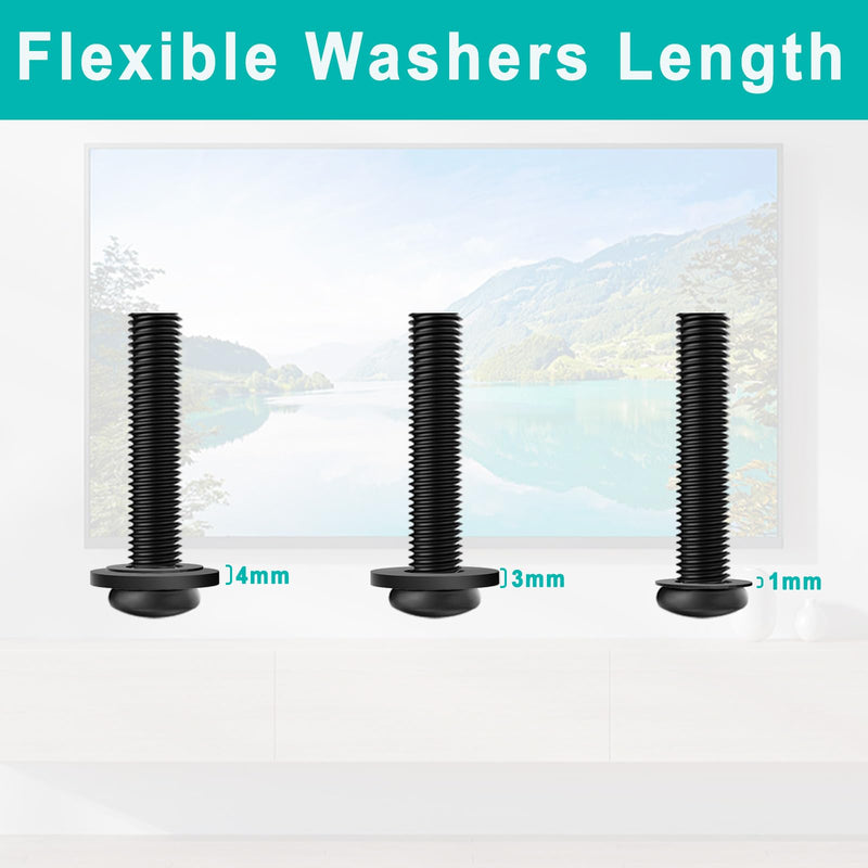 Yaotieci TV Stand Legs Screws Kit for Insignia TV Legs, for Insignia 24" 32" 39" 40" 42" 43" 48" 50" 55" 58" 65" 70" 75" TV Mount Screws Kit with Washers (Note:Not for Wall Mount)