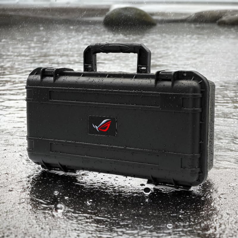 Luck&Link ROG ALLY Carrying Bag - Hard, Waterproof Case for ROG ALLY X, Controllers, Docking Station & Accessories - Large Capacity