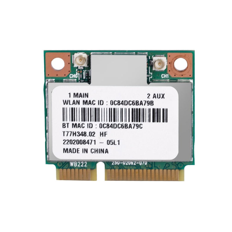 Card Network AR5B22, Dual Band Wirless Mini PCI-E 802.11N WLAN Card, 300M Card 4.0 Combo 2.4 & 5Ghz