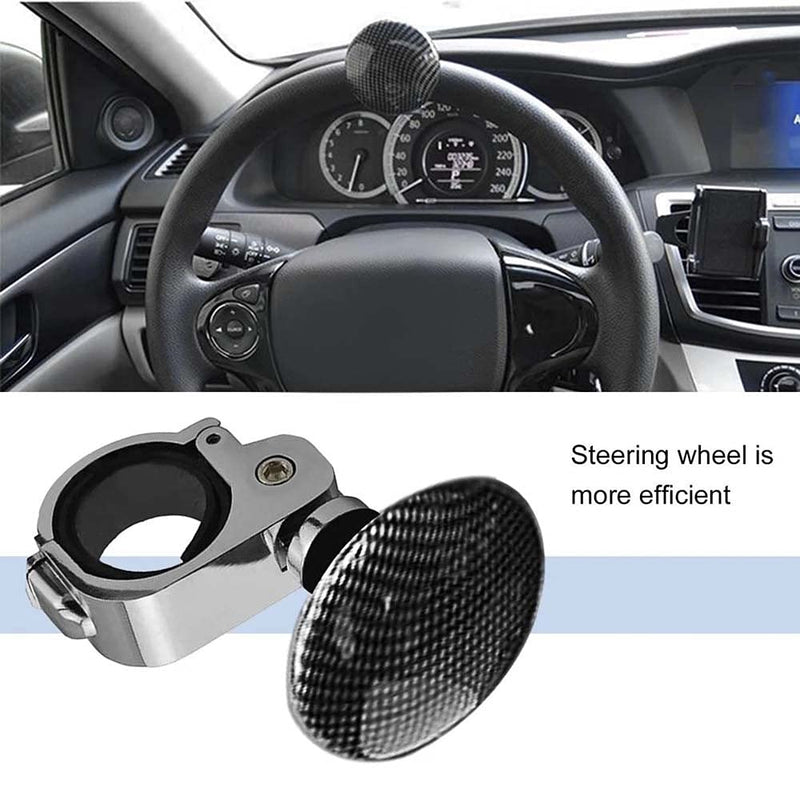 Steering Wheel Spinner Knob, Suicide Power Handle Rotatable Vehicle Steering Ball Power Handle for Boats Car Truck Golf Carts