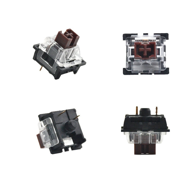 OUTEMU Black/Red/Brown Switch 3 Pin Keyswitch DIY Replaceable Switches for Mechanical Gaming Keyboard (30 PCS)