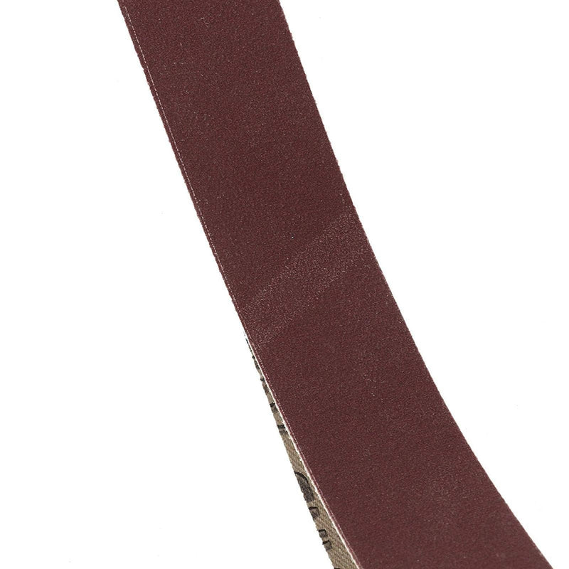 Pack of 10 Sandpaper, 1000 Sanding Belts Glass Polishing Tape for Sanding and Deburring Sand (30 x 533 mm)