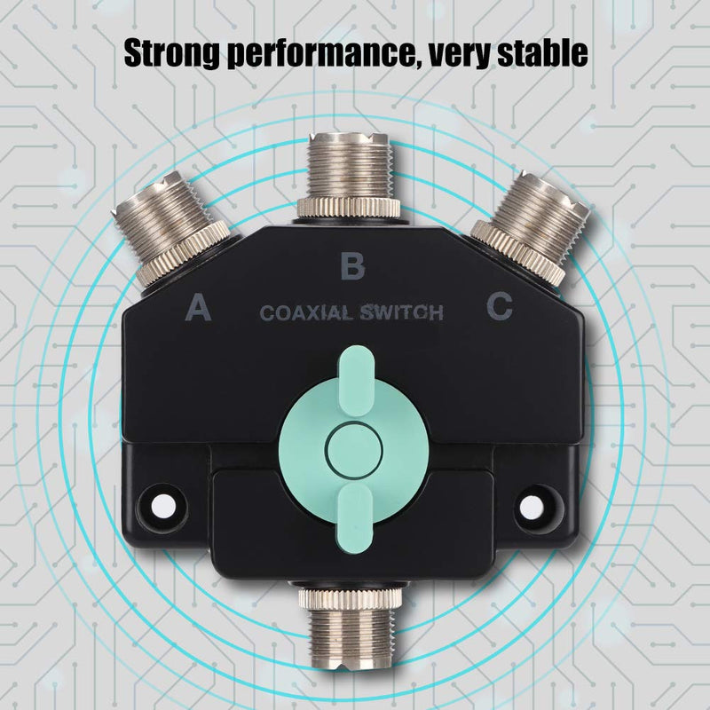 Wideband Coax Switch, Connected to Three Antennas, Interface Made by Technology, Adjust The Received by Switching The Antenna.
