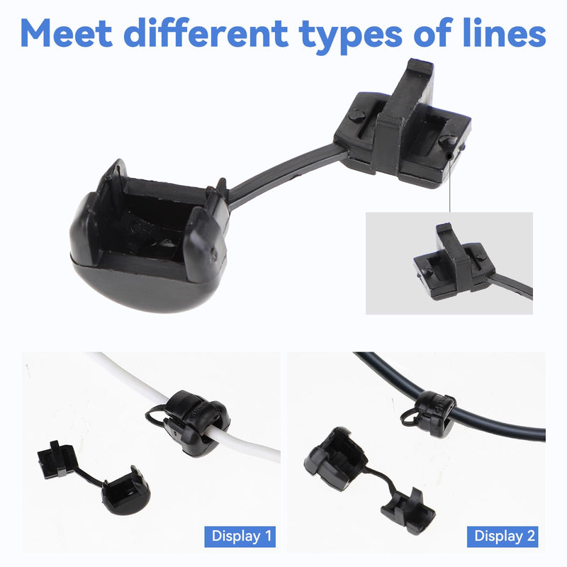 20PCS Electric Cable Protection Cord Buckle Black Wire Cover Round Nylon Cable Strain Relief Bushing Wire Strain Relief Bush Cord Grommet 6N-4 4N-4