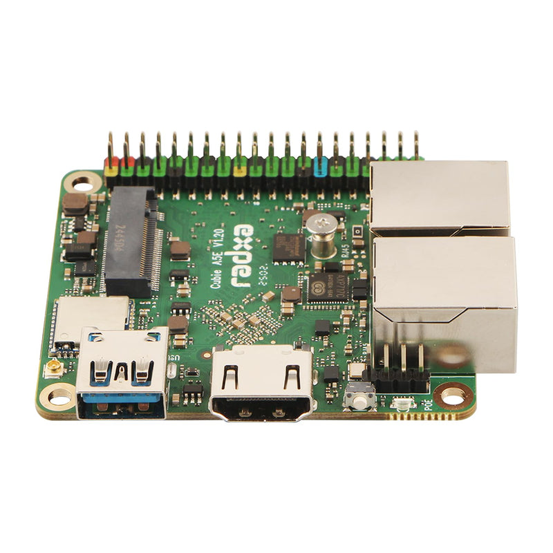 Cubie A5E, 8-core CPU, Dual Gigabit Ethernet Ports,Supporting M.2 2230 NVMe SSD,Single Board Computer Cubie A5E 4GB A527
