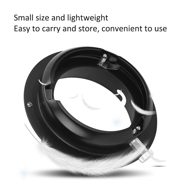 Walfront Photo Studio Elinchrom Speedring to Bowens Mount Converter Adapter Ring for Bowens Mount Flash Light Softbox