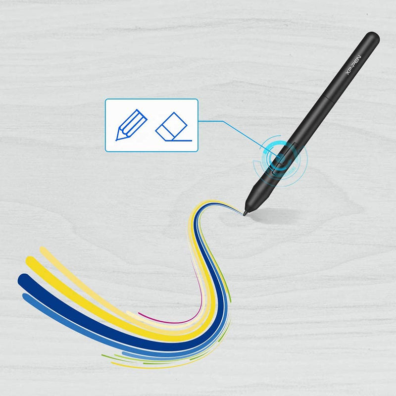 XPPen PN01 Battery-Free Stylus 8192 levels of Pen Pressure Sensitivity Compatible with XPPen Star03 Star06 StarG430S StarG640 M708 Graphic Drawing Tablet (Black)
