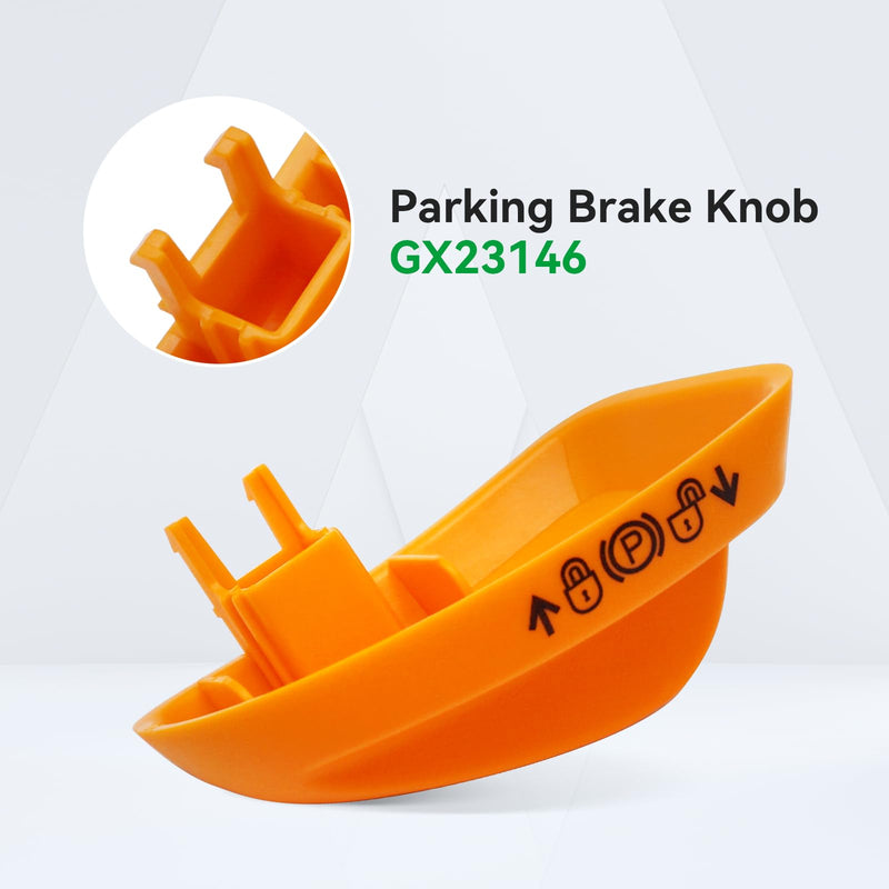 GX23146 Parking Brake Knob for John Deere Tractor 107H 107S 92H D100 105 110 120 130 140 150 155 160 170 E100 110 120 130 140 150 160 170 180 S240 X105 X106 X115 X125 X126 X135 X145 X146 X155 165 166