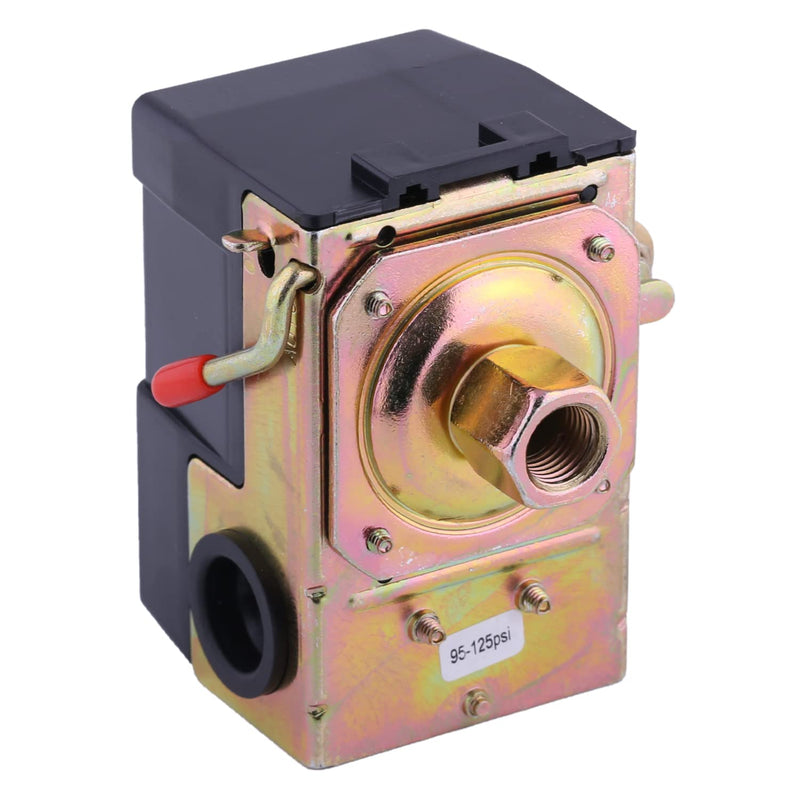 Air Compressor Pressure Switch 95-125 PSI Pump Pressure Switch 1/4" NPT Air-Pump Pressure Switch Pumptrol Single Port Air Pressure Switch