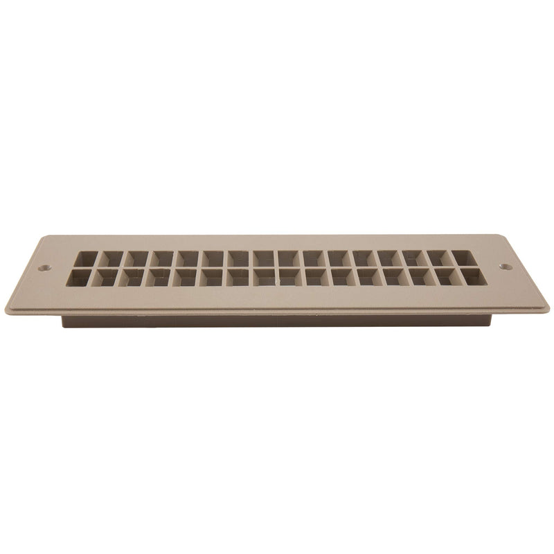 RecPro RV Floor Register | RV Stationary Vent Cover | 2-1/4" x 10-1/8" Insert | Undampered Duct (Beige) Beige