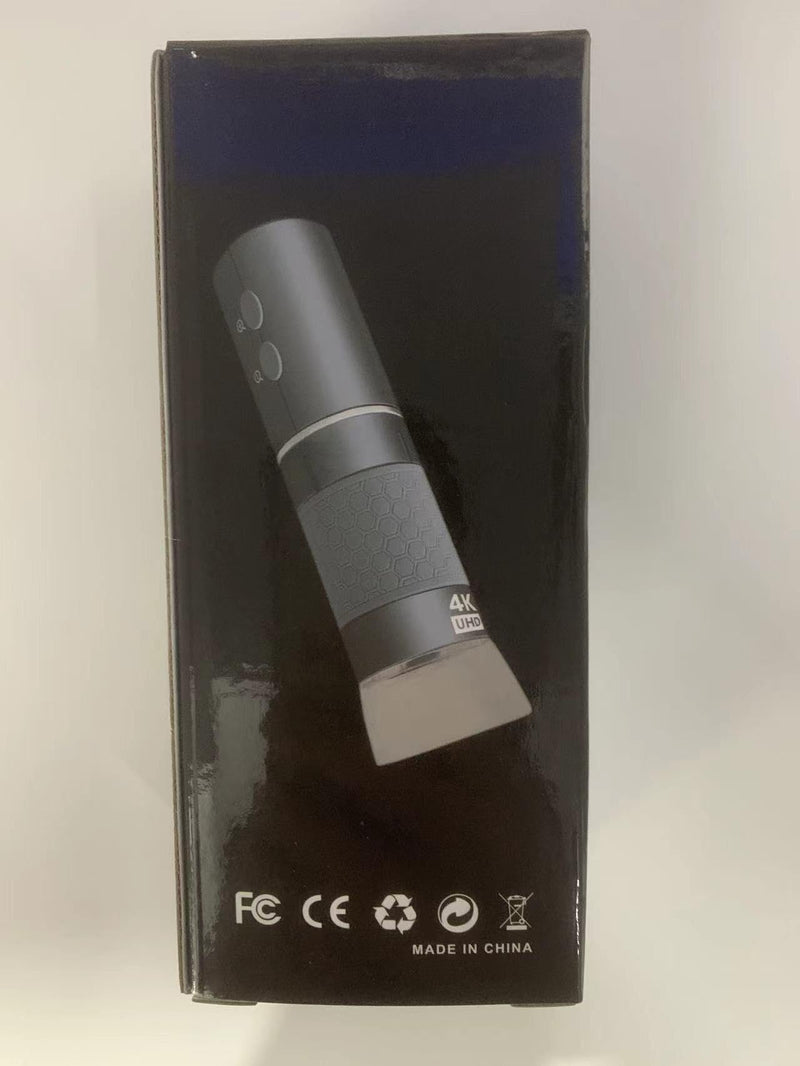 4K WiFi Digital Microscope Camera for iPhone Android Phone and Windows Mac PC, 3840x2160P Wireless Handheld Microscope, Portable Microscope for Adults and Children WiFi Microscope