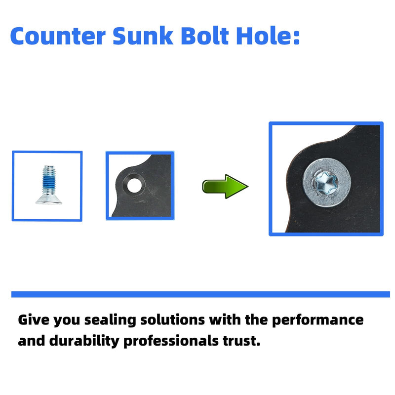 LS Countersunk Camshaft Retainer Plate Gasket Bolt Kit Compatible with Chevy Gen III IV V Engines for LS1 LS2 LS3 4.8 5.3L 6.0L 6.2L Vortec Corvette Cam 12589016 11561455