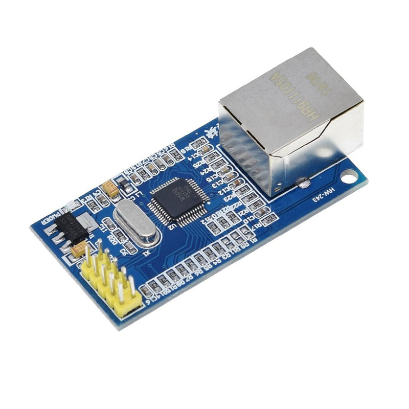Hailege 2pcs W5500 LAN Ethernet Network Module 3.3V / 5V Support TCP / IP51 / STM32 Microcontroller Program with 32k Bytes SPI over W5100