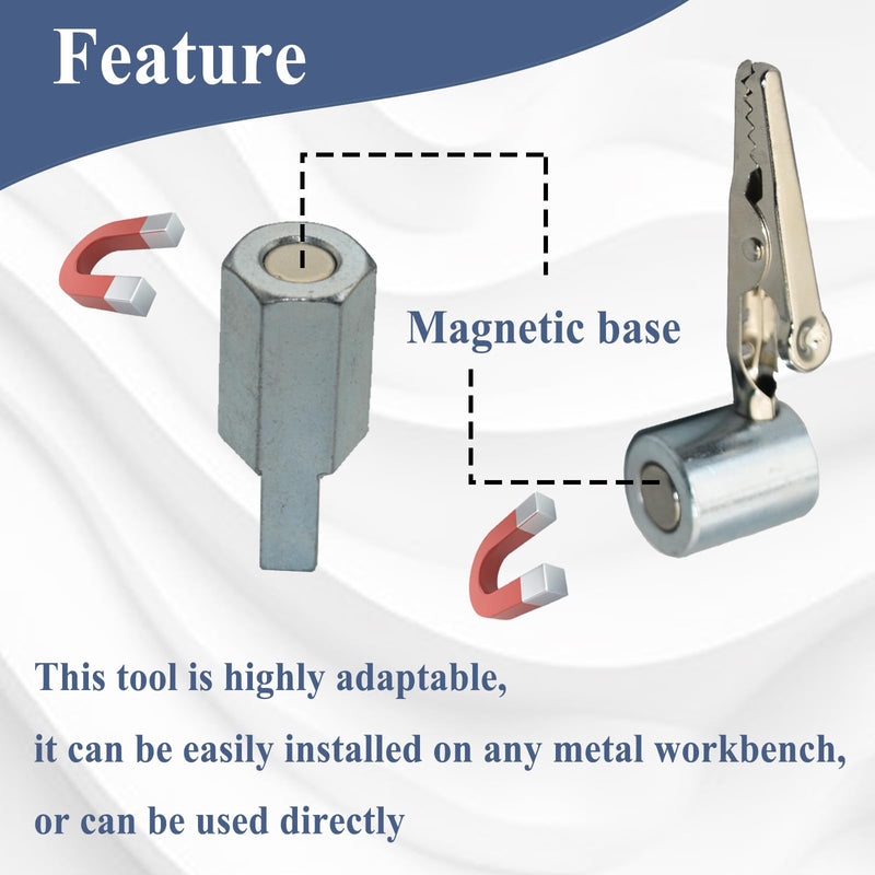 55000 Soldering Wire Clip Holder, Magnetic Welding Tool, Clip Parts Removable