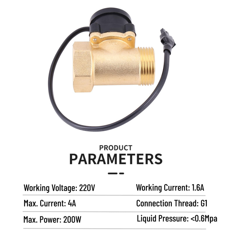 Water Flow Switch HT-800 Flow Switch G1 Thread 220V Water Pump Flow Sensor Automatic Control Switch Flow Switch